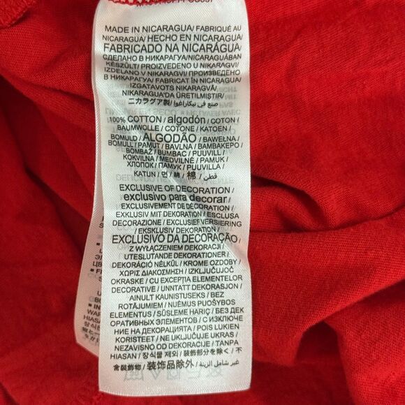 KANSAS CITY CHIEFS Fanatics Women’s Super Bowl LVII Champions Top M Red EUC  A4 - Picture 6 of 6